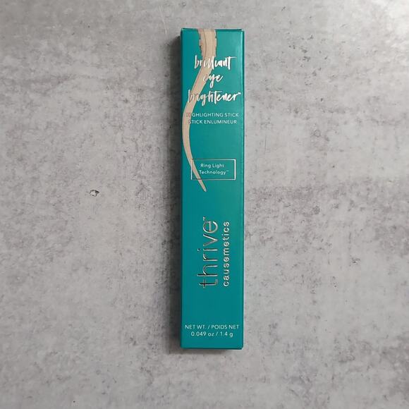 Thrive Causemetics Stella Champagne Shimmer Eye Brightener Highlighting 0.049 oz - Picture 2 of 7